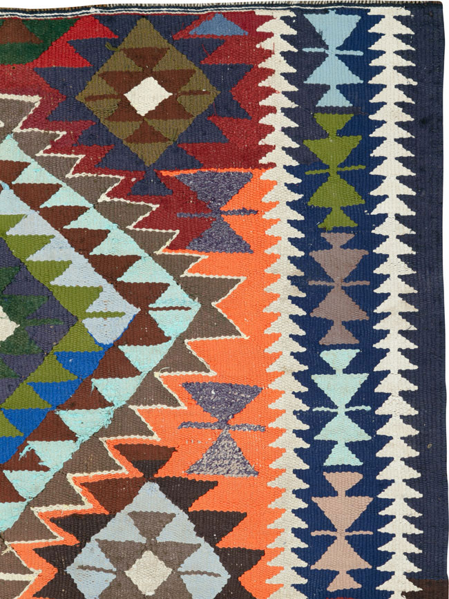 Vintage Persian Flatweave, No.26055 - Galerie Shabab