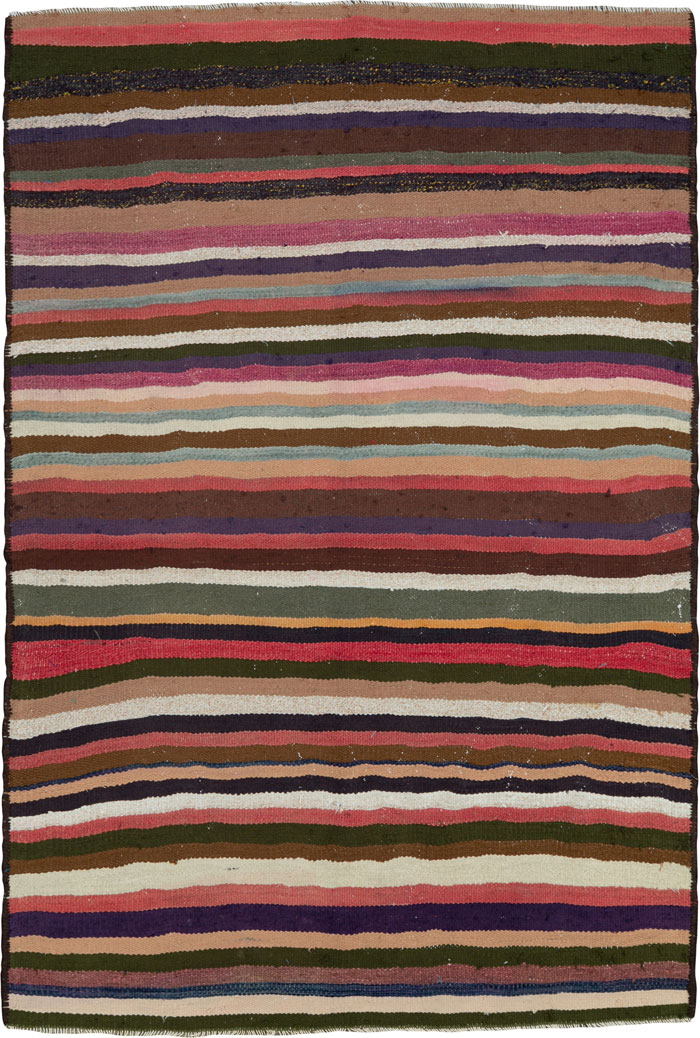 Vintage Persian Flatweave, No.26057 - Galerie Shabab