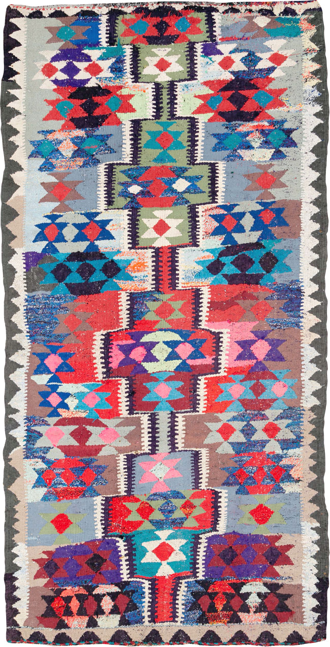 Vintage Persian Flatweave, No.26059 - Galerie Shabab