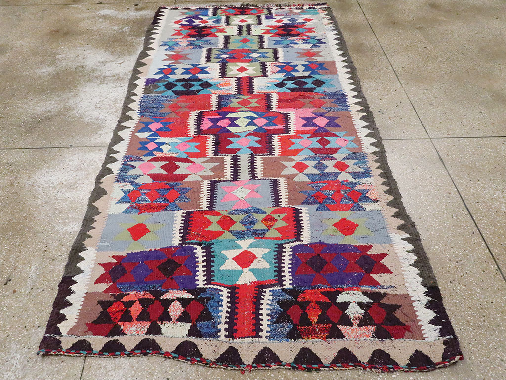 Vintage Persian Flatweave, No.26059 - Galerie Shabab