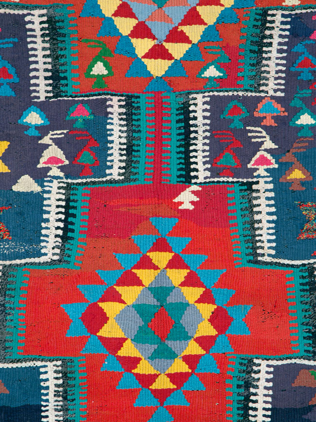 Vintage Persian Flatweave, No.26061 - Galerie Shabab