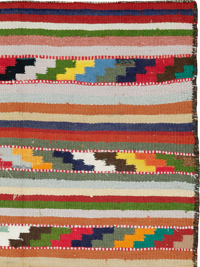 Vintage Persian Flatweave, No.26062 - Galerie Shabab