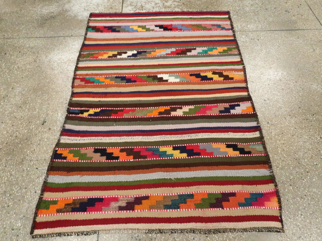 Vintage Persian Flatweave, No.26062 - Galerie Shabab