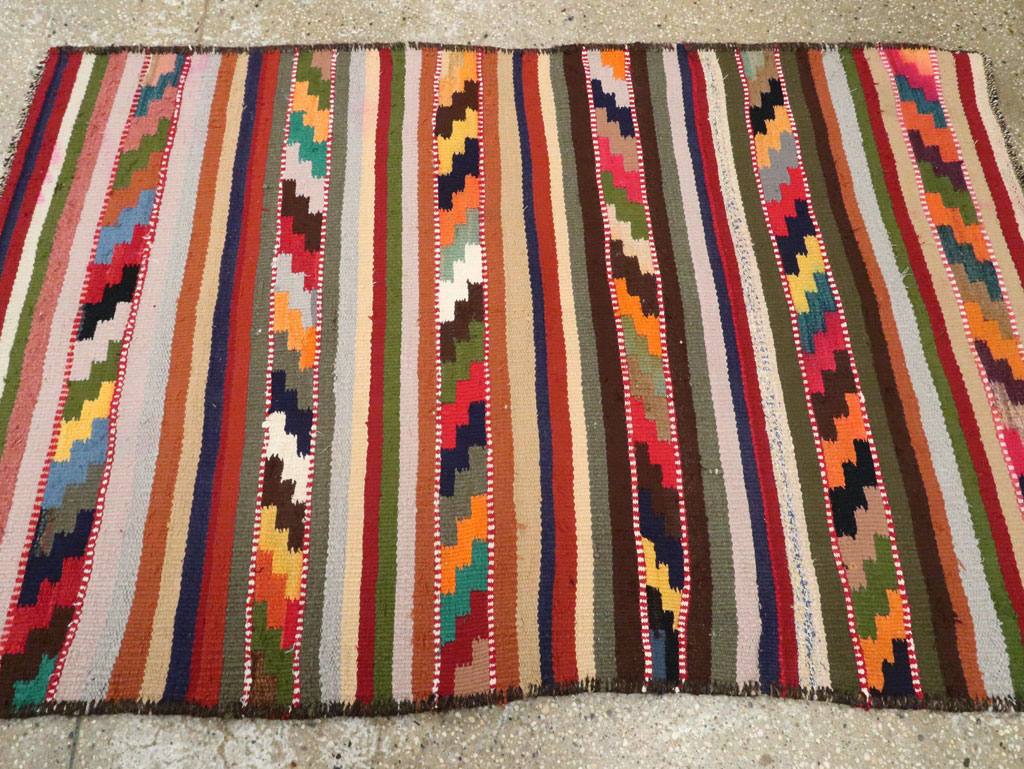 Vintage Persian Flatweave, No.26062 - Galerie Shabab