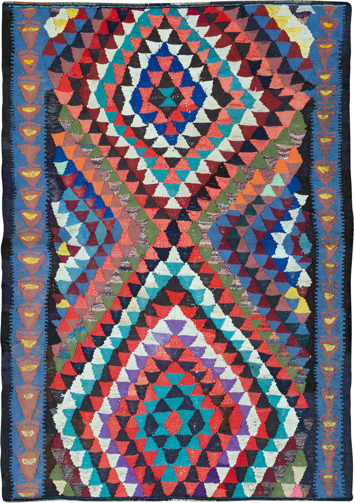 Vintage Persian Flatweave, No.26064 - Galerie Shabab