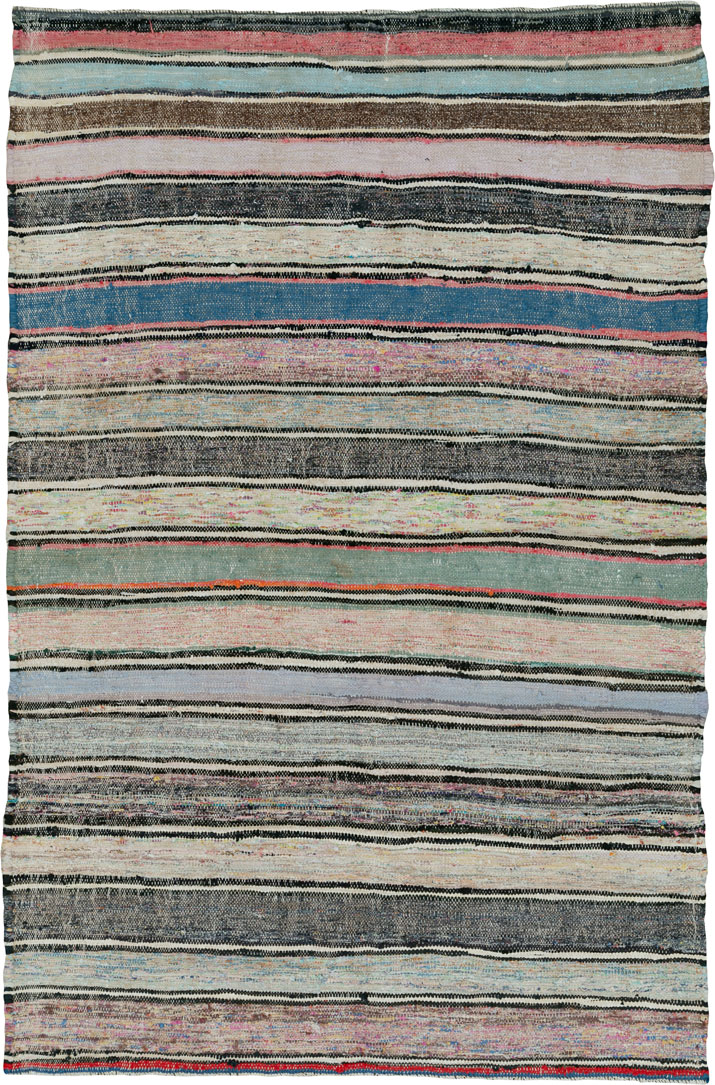 Vintage Persian Flatweave, No.26066 - Galerie Shabab