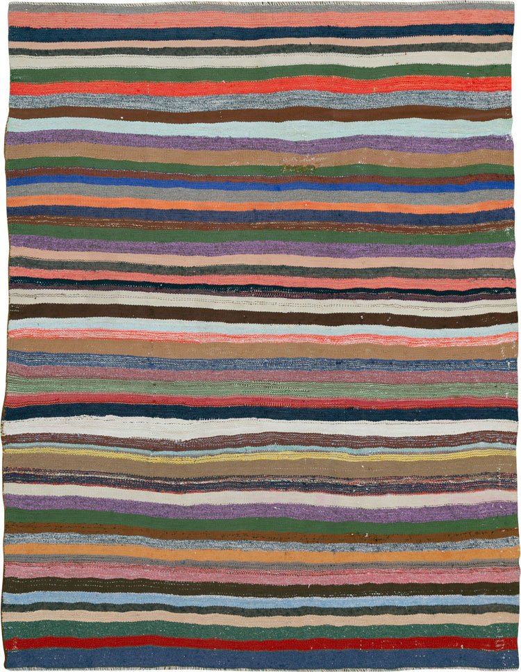 Vintage Persian Flatweave, No.26068 - Galerie Shabab