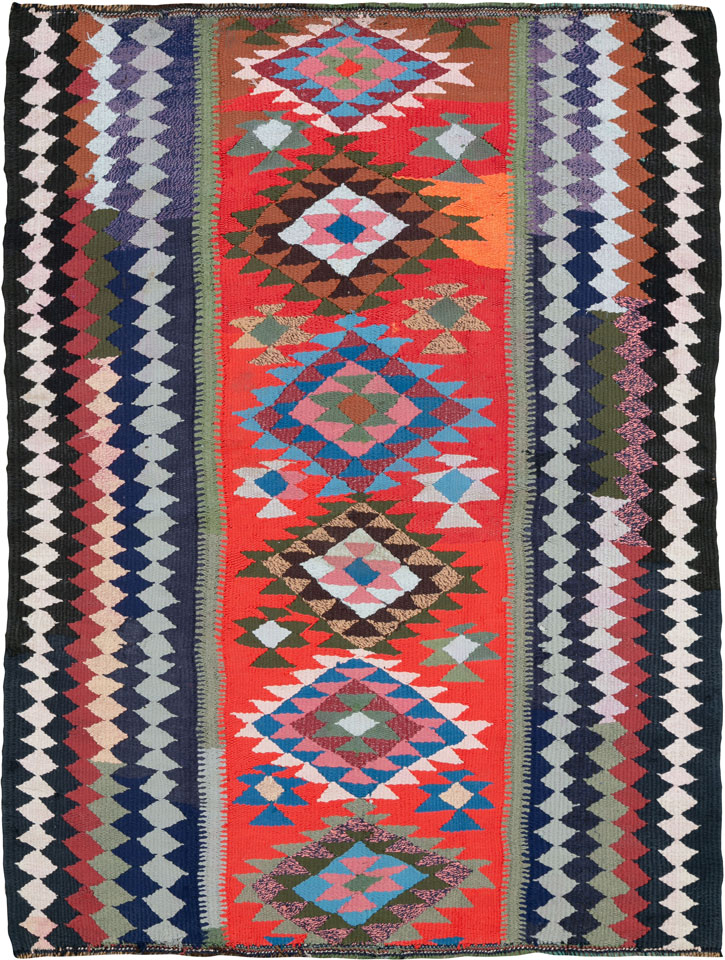 Vintage Persian Flatweave, No.26070 - Galerie Shabab