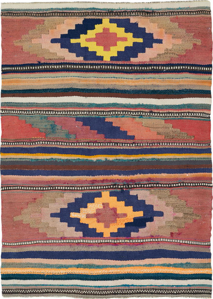 Vintage Persian Flatweave, No.26071 - Galerie Shabab