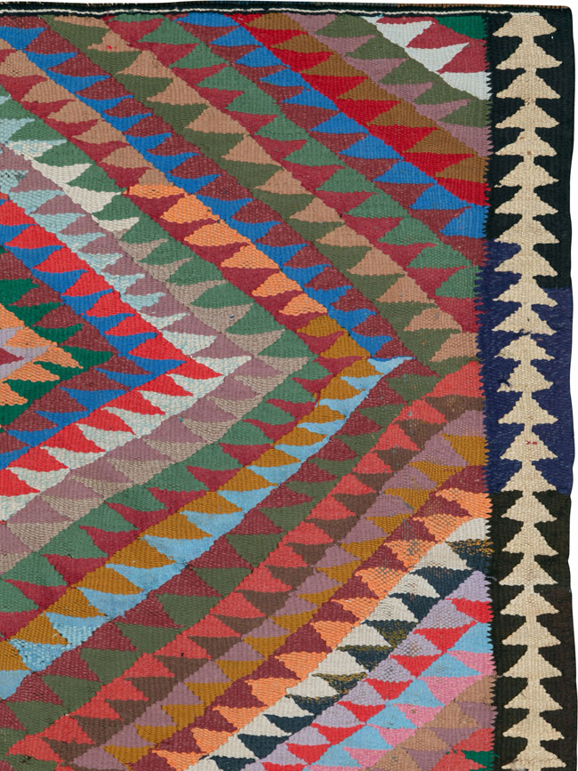 Vintage Persian Flatweave, No.26073 - Galerie Shabab