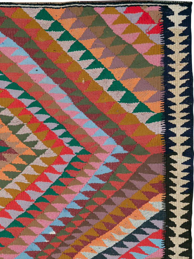 Vintage Persian Flatweave, No.26073 - Galerie Shabab