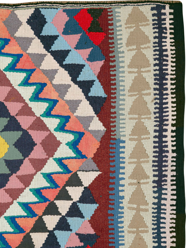 Vintage Persian Flatweave, No.26074 - Galerie Shabab