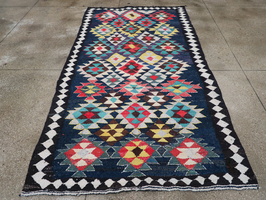Vintage Persian Flatweave Kilim , No.26075 - Galerie Shabab