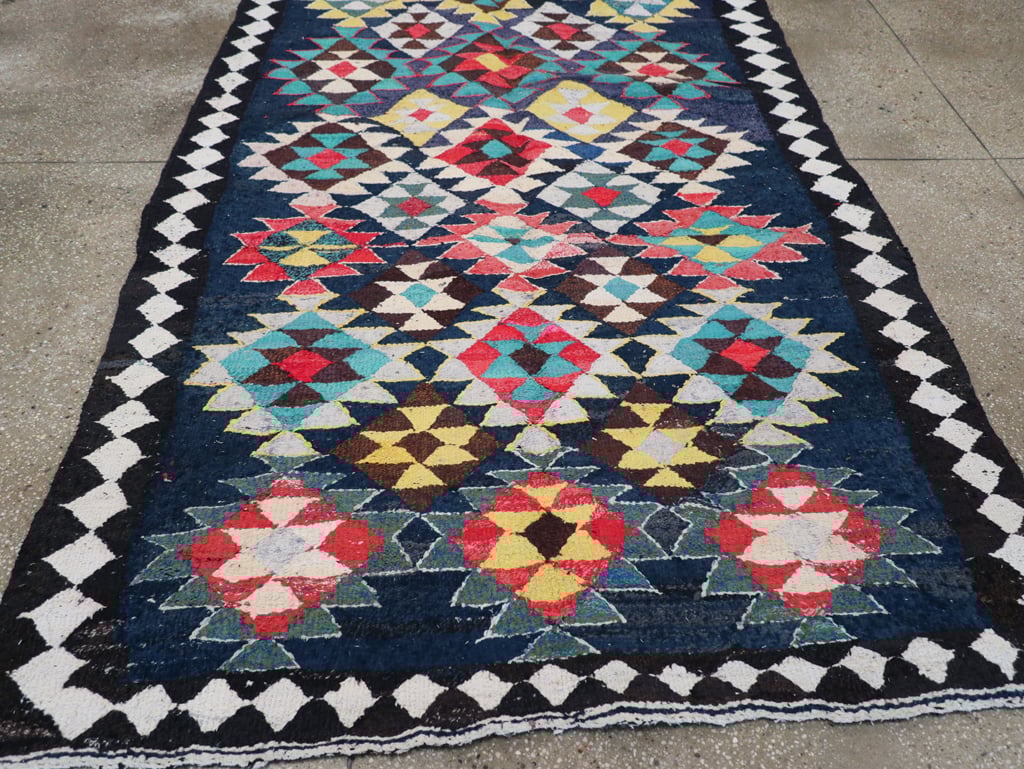 Vintage Persian Flatweave Kilim , No.26075 - Galerie Shabab
