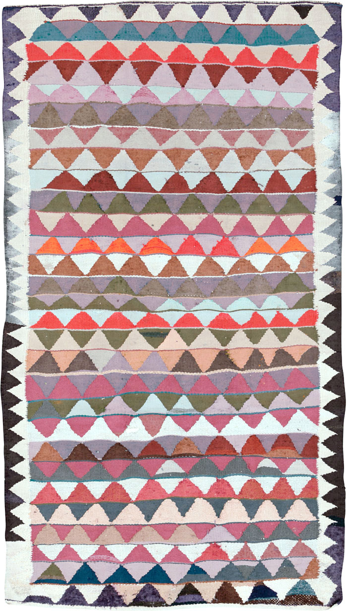 Vintage Persian Flatweave, No.26076 - Galerie Shabab