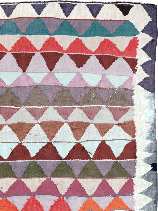 Vintage Persian Flatweave, No.26076 - Galerie Shabab