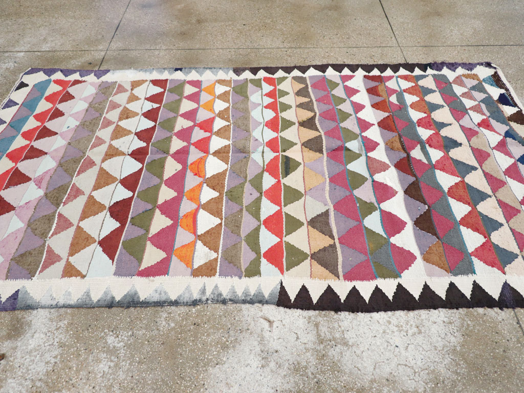 Vintage Persian Flatweave, No.26076 - Galerie Shabab