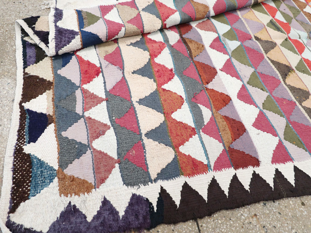 Vintage Persian Flatweave, No.26076 - Galerie Shabab