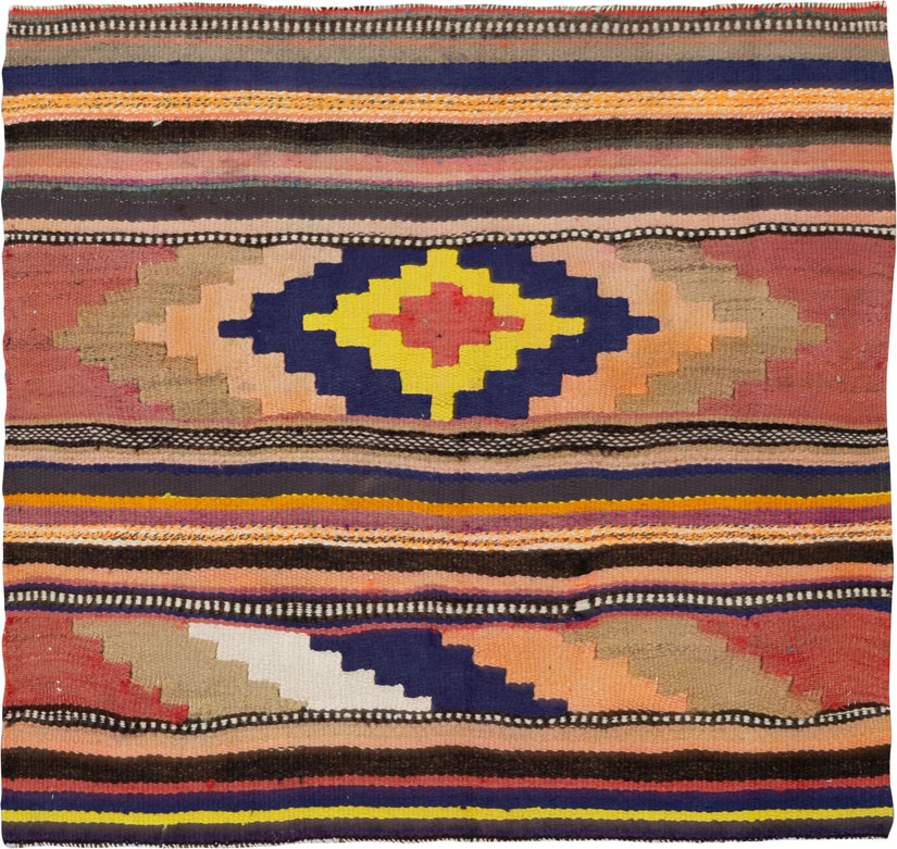 Vintage Persian Flatweave, No.26081 - Galerie Shabab