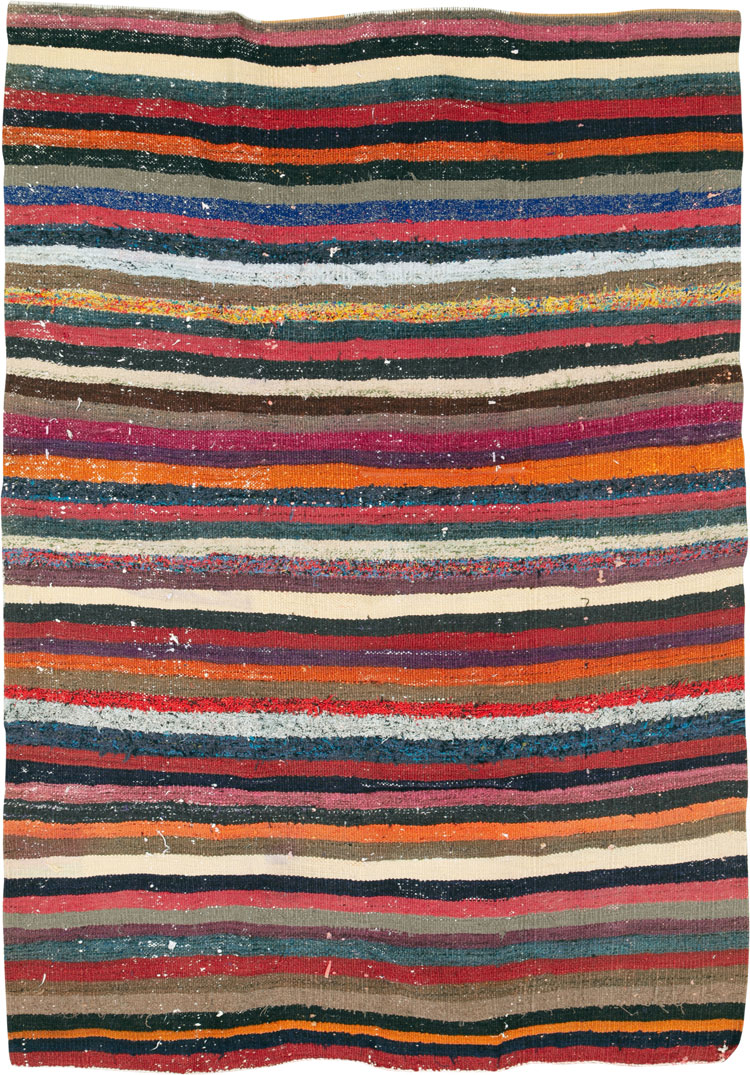 Vintage Persian Flatweave, No.26082 - Galerie Shabab