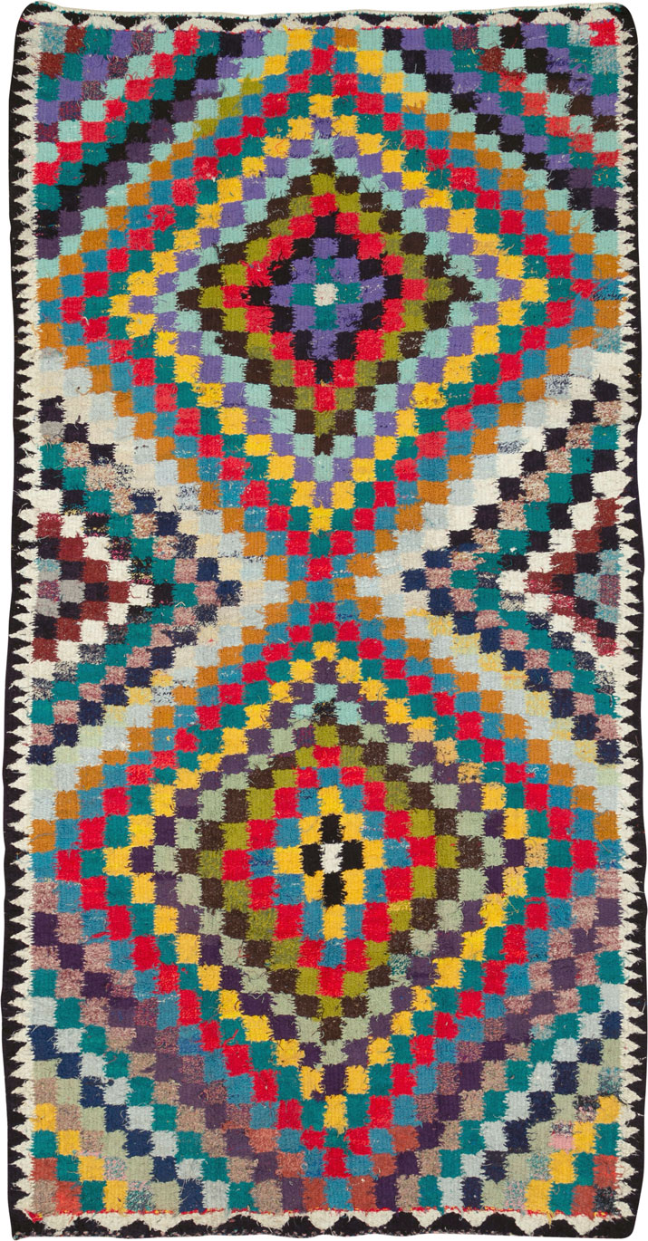 Vintage Persian Flatweave, No.26085 - Galerie Shabab