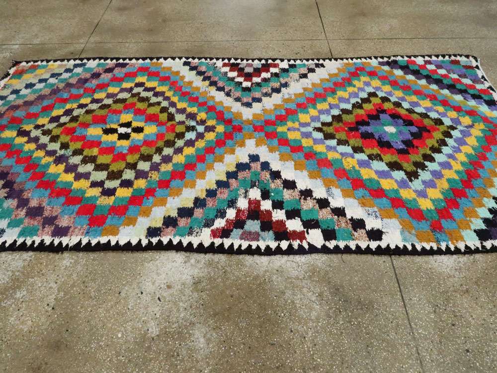 Vintage Persian Flatweave, No.26085 - Galerie Shabab