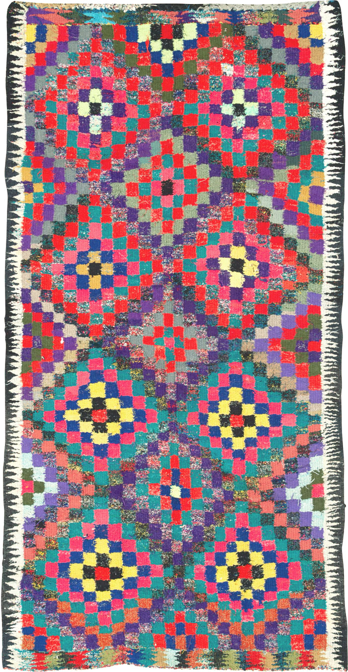 Vintage Persian Flatweave Kilim, No.26087 - Galerie Shabab