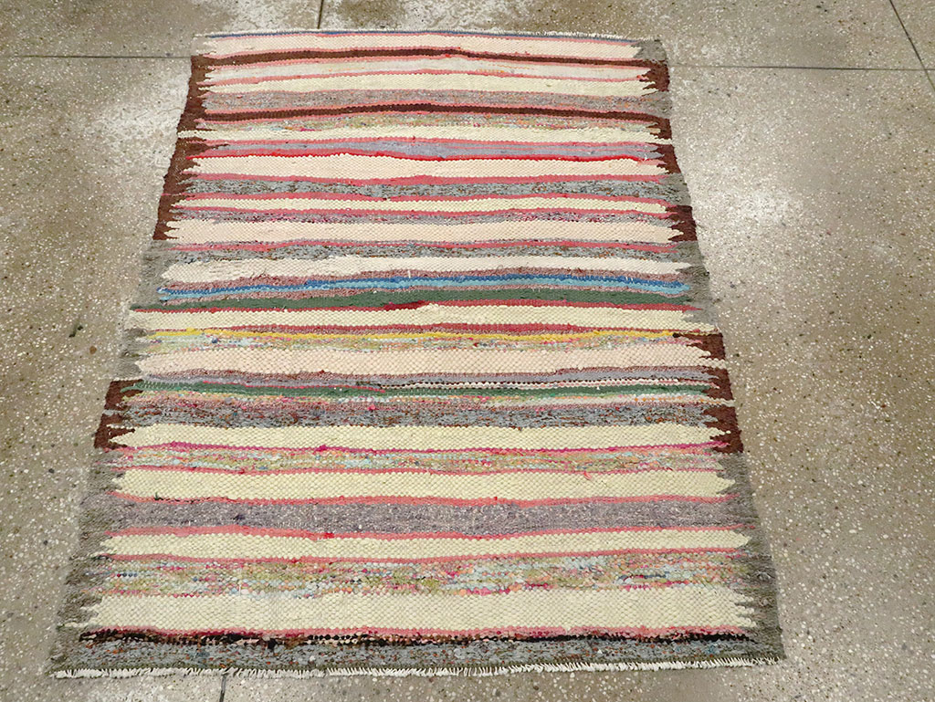 Vintage Persian Flatweave, No.26088 - Galerie Shabab