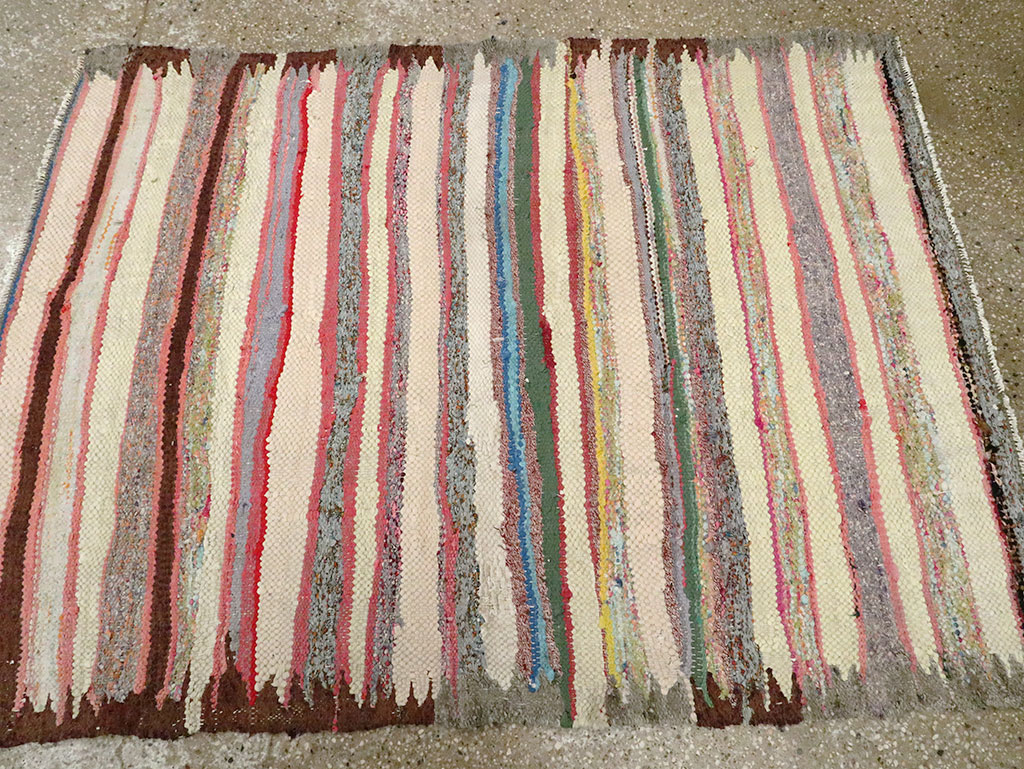 Vintage Persian Flatweave, No.26088 - Galerie Shabab