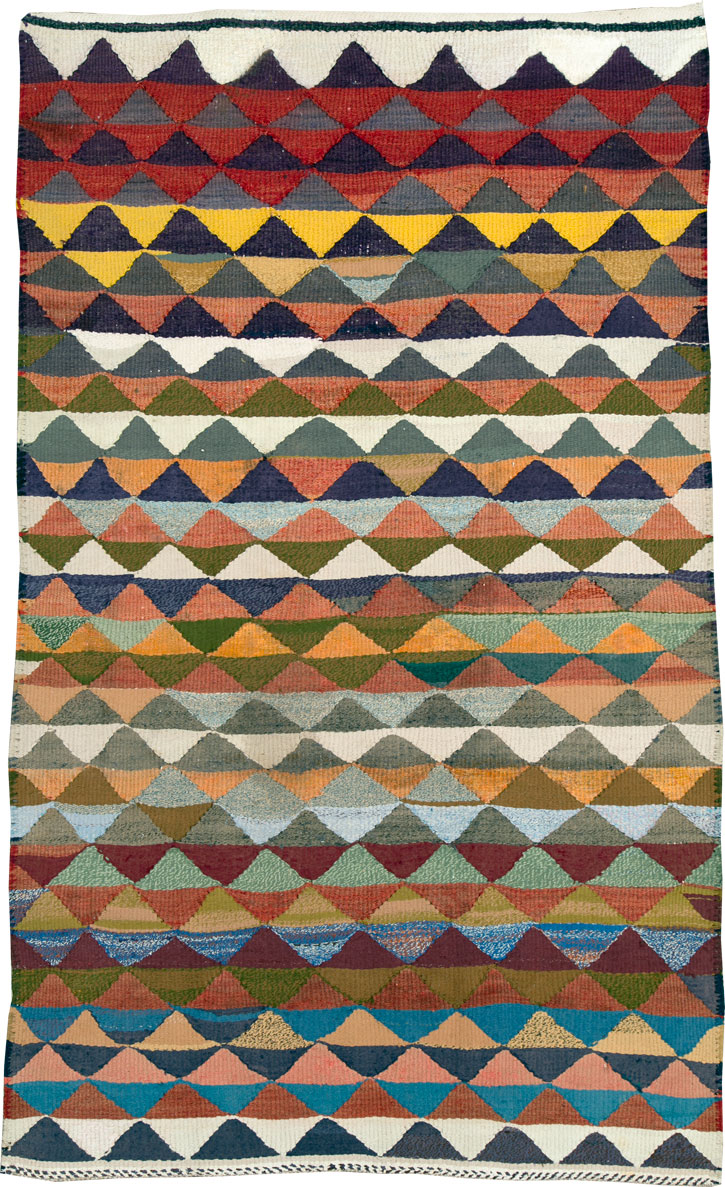 Vintage Persian Flatweave, No.26090 - Galerie Shabab