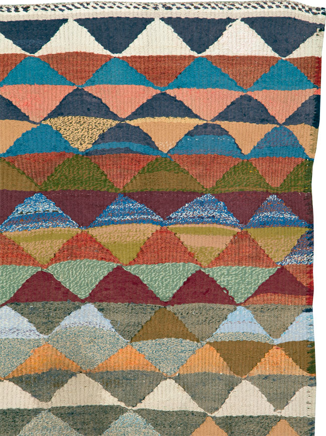 Vintage Persian Flatweave, No.26090 - Galerie Shabab