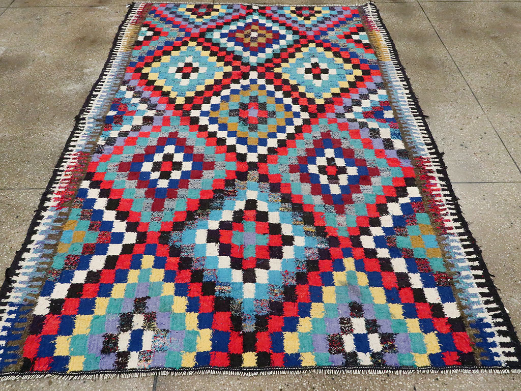 Vintage Persian Flatweave Kilim, No.26092 - Galerie Shabab
