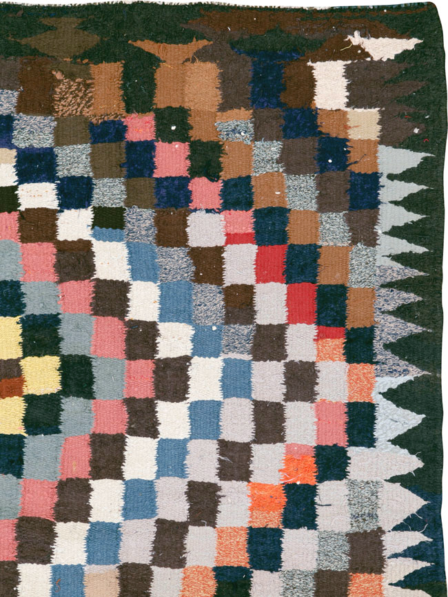 Vintage Persian Flatweave, No.26094 - Galerie Shabab