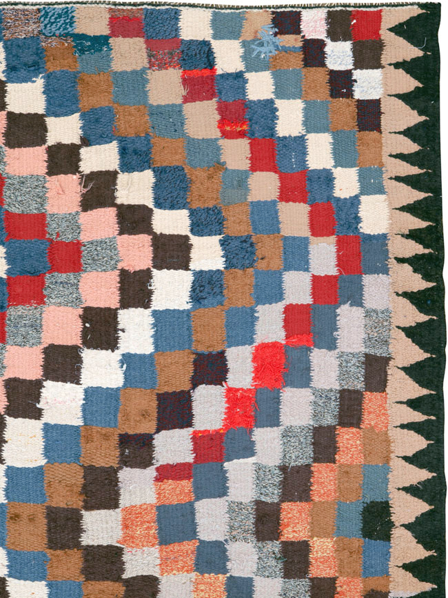 Vintage Persian Flatweave, No.26094 - Galerie Shabab
