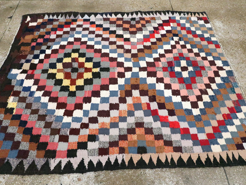 Vintage Persian Flatweave, No.26094 - Galerie Shabab