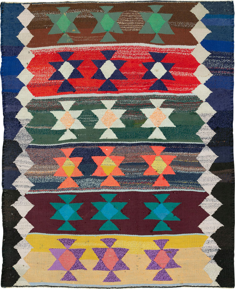 Vintage Persian Flatweave, No.26095 - Galerie Shabab