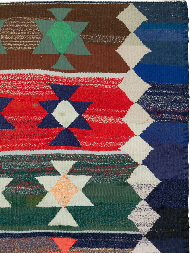 Vintage Persian Flatweave, No.26095 - Galerie Shabab