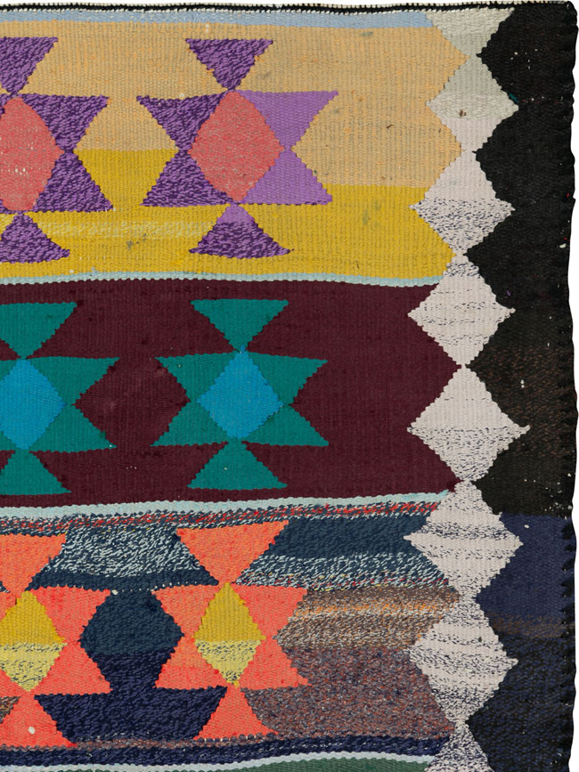 Vintage Persian Flatweave, No.26095 - Galerie Shabab