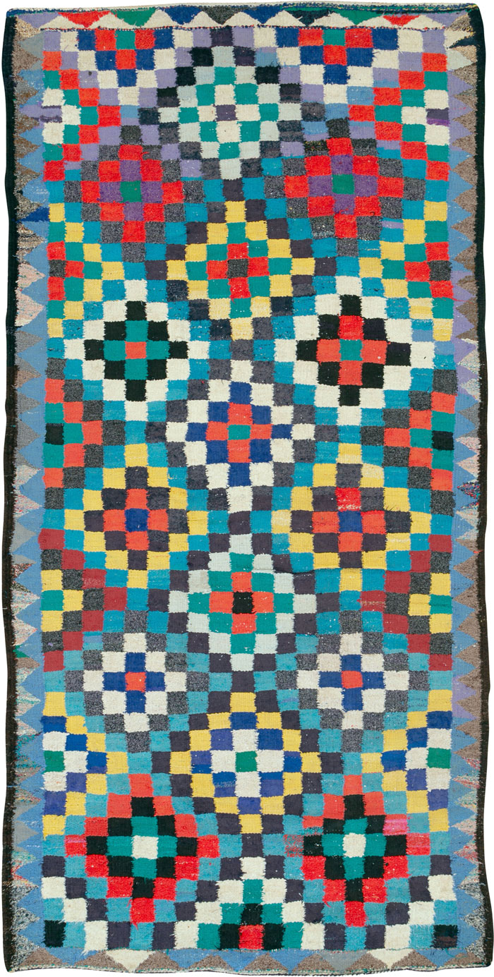 Vintage Persian Flatweave, No.26096 - Galerie Shabab