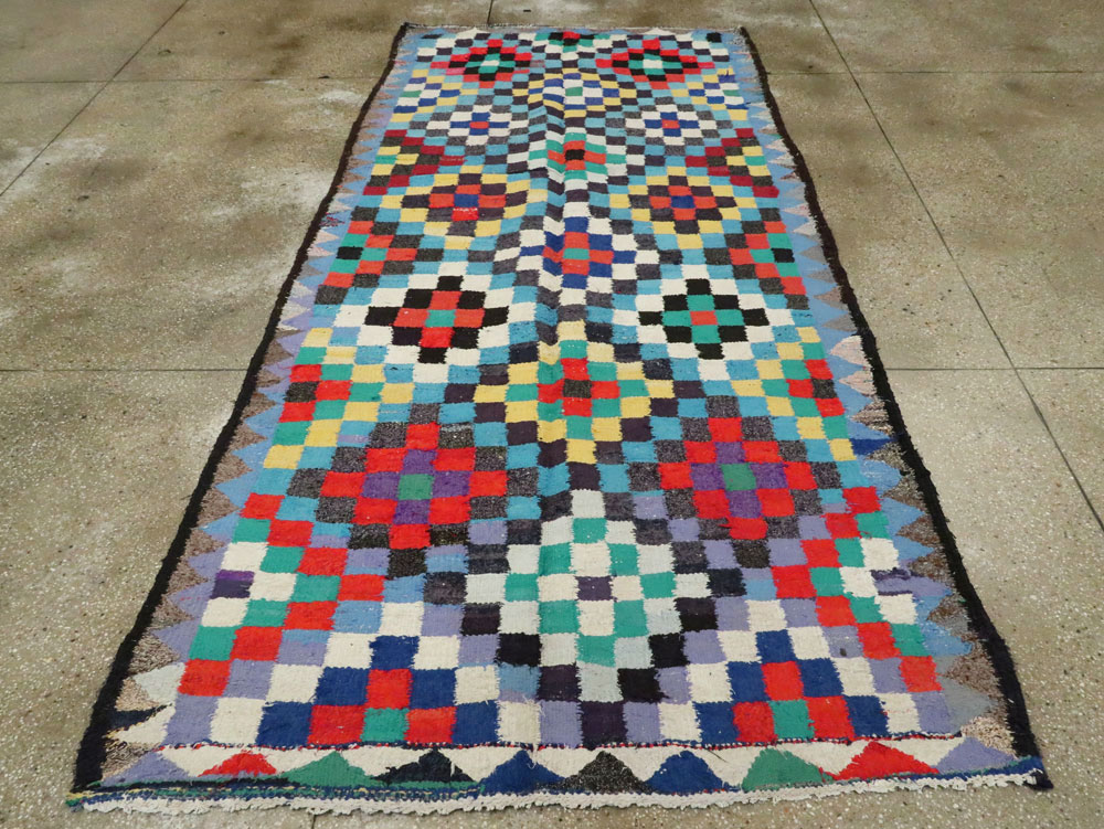 Vintage Persian Flatweave, No.26096 - Galerie Shabab