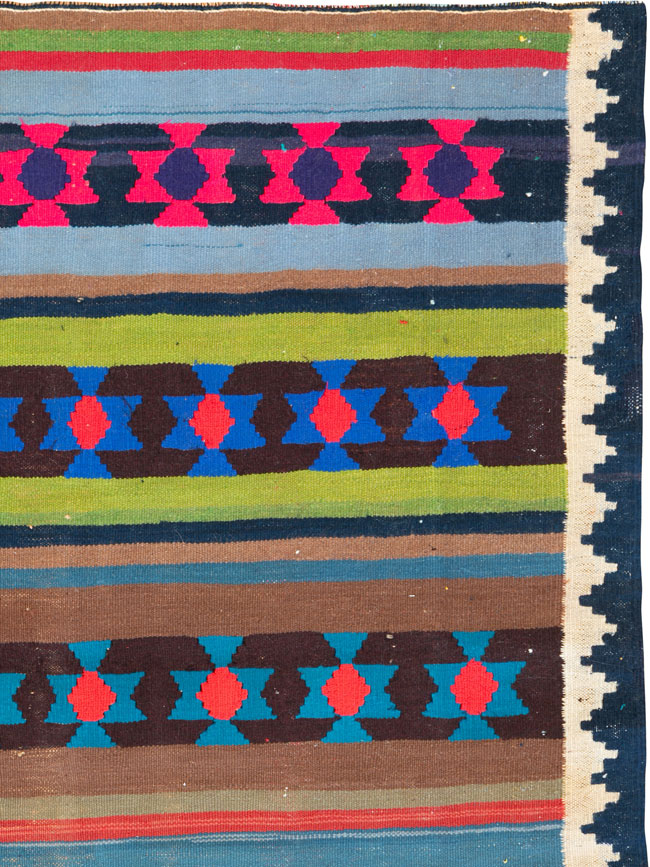 Vintage Persian Flatweave, No.26098 - Galerie Shabab