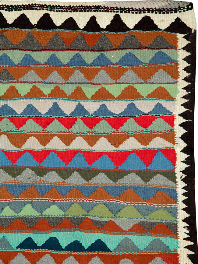 Vintage Persian Flatweave, No.26099 - Galerie Shabab