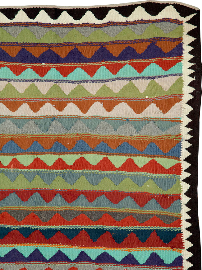 Vintage Persian Flatweave, No.26099 - Galerie Shabab