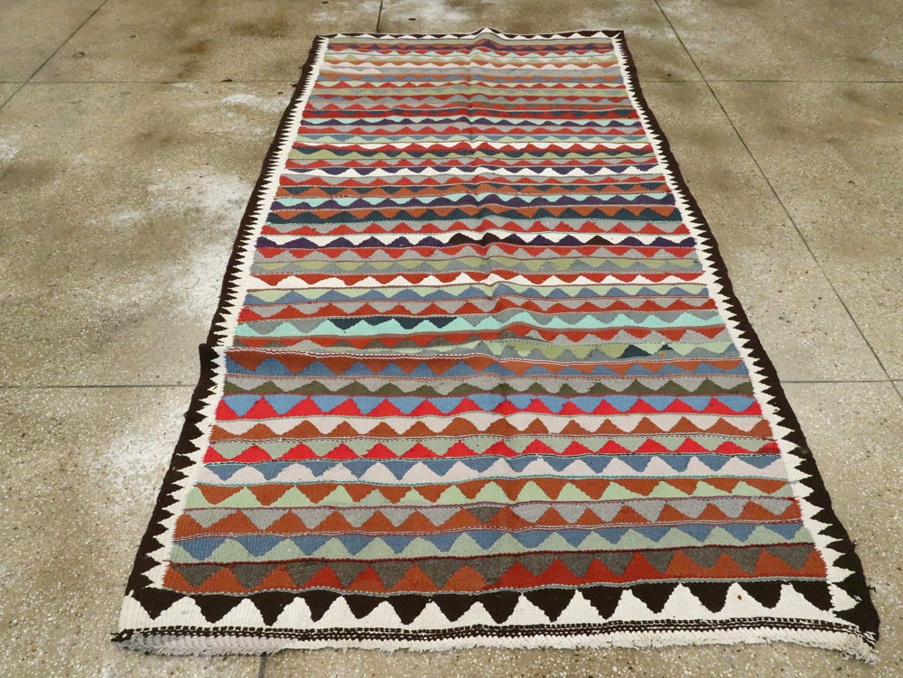 Vintage Persian Flatweave, No.26099 - Galerie Shabab