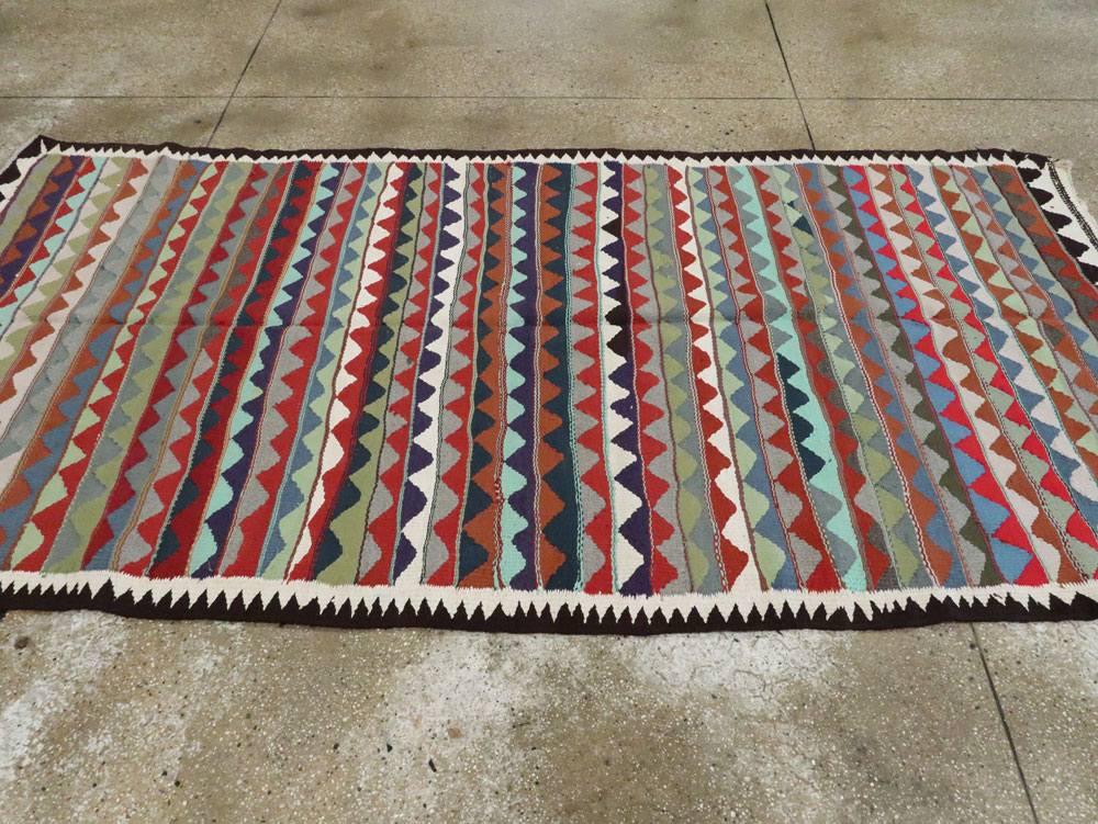 Vintage Persian Flatweave, No.26099 - Galerie Shabab