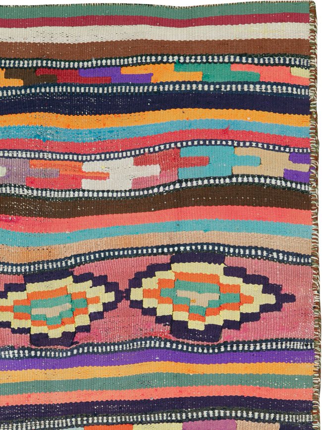 Vintage Persian Flatweave, No.26100 - Galerie Shabab