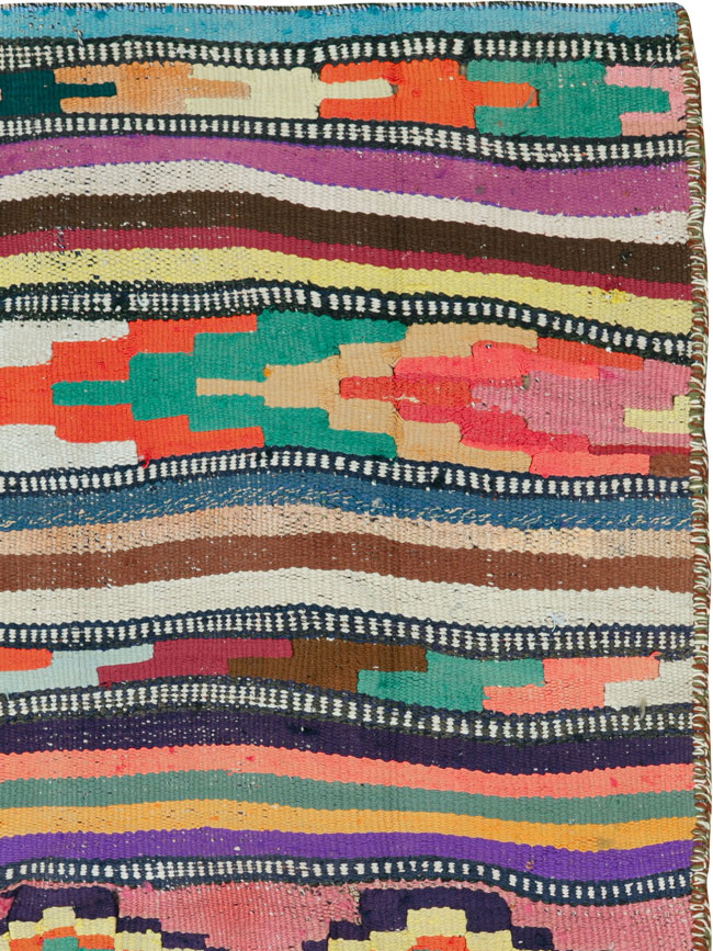 Vintage Persian Flatweave, No.26100 - Galerie Shabab