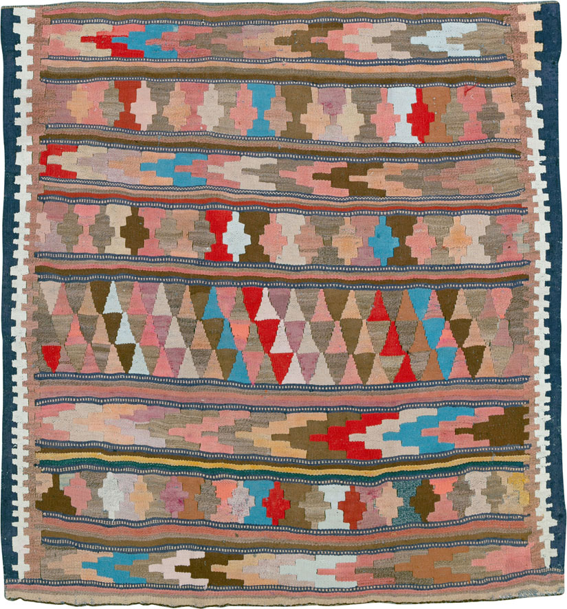 Vintage Persian Flatweave, No.26101 - Galerie Shabab