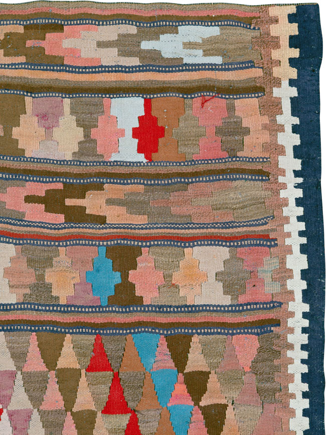 Vintage Persian Flatweave, No.26101 - Galerie Shabab