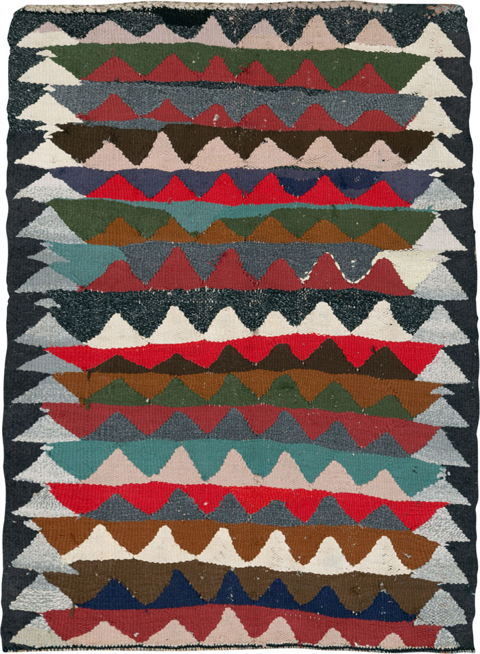 Vintage Persian Flatweave, No.26102 - Galerie Shabab
